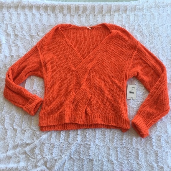 Free People Coco Slouchy Knit V- Neck Sweater - Picture 5 of 7